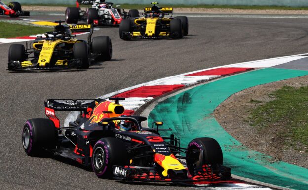 Daniel Ricciardo on track Chinese GP F1/2018