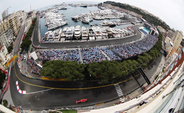 Sebastian Vettel Ferrari on track Monaco GP F1/2018.