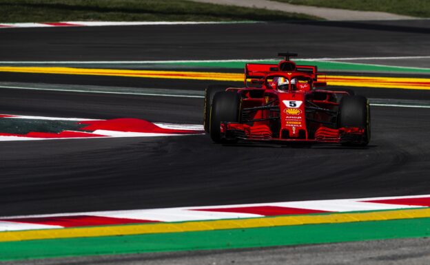 Sebastian Vettel Ferrari Spanish GP F1/2018