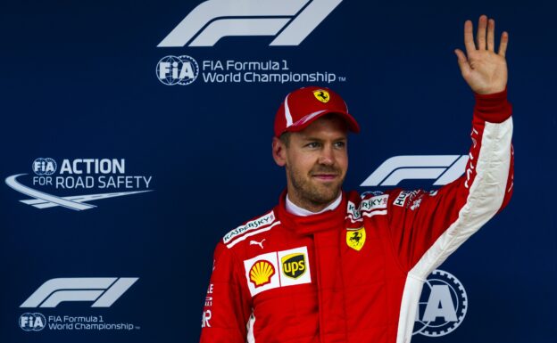 Sebastian Vettel Ferrari Spanish GP F1/2018