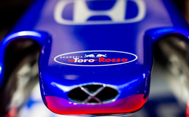 Pierre Gasly of Scuderia Toro Rosso during practice for the Monaco Formula One Grand Prix at Circuit de Monaco on May 24, 2018 in Monte-Carlo, Monaco.