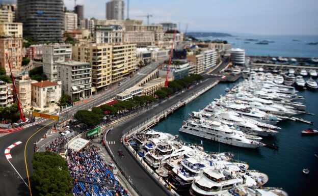 Brendon Hartley driving the (28) Scuderia Toro Rosso STR13 Honda on track during practice for the Monaco Formula One Grand Prix 2018.