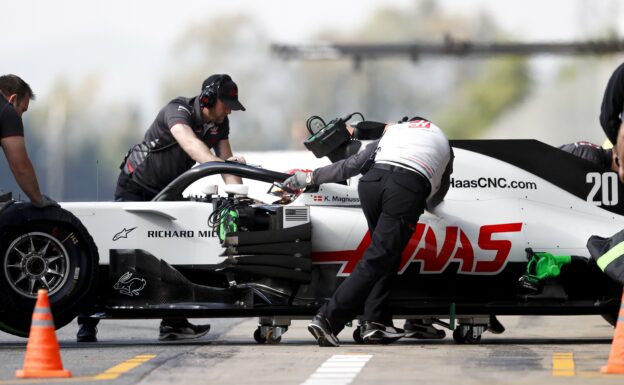 Romain Grosjean Haas Testing Day 2018