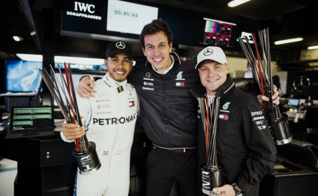 Formula One - Mercedes-AMG Petronas Motorsport, Spanish GP 2018. Lewis Hamilton, Valtteri Bottas