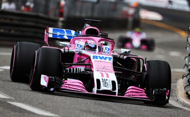 Sergio Perez Sahara Force India F1 VJM11. Monaco GP F1/2018.