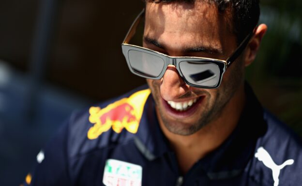 Daniel Ricciardo of Red Bull Racing looks on in the Paddock during previews ahead of the Canadian Formula One Grand Prix at Circuit Gilles Villeneuve on June 7, 2018 in Montreal, Canada.