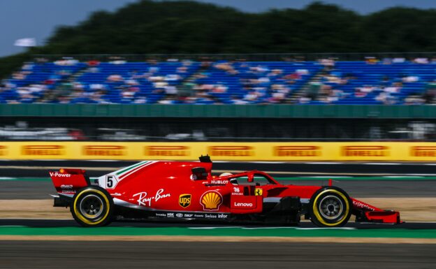 Lap times 2nd practice 2018 British F1 Grand Prix