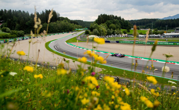 Pierre Gasly qualifying for the Formula One Grand Prix of Austria