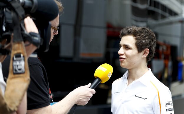 Circuit de Catalunya-Barcelona, Spain Wednesday 16 May 2018. Lando Norris, McLaren. Photo: Glenn Dunbar/McLaren ref: Digital Image _31I9119