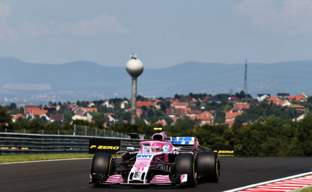 Lap times 1st practice 2018 Hungarian F1 Grand Prix