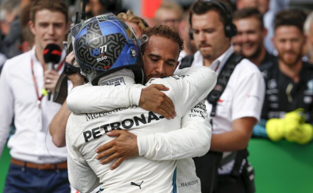 Formula One - Mercedes-AMG Petronas Motorsport, Italian GP 2018. Lewis Hamilton, Valtteri Bottas