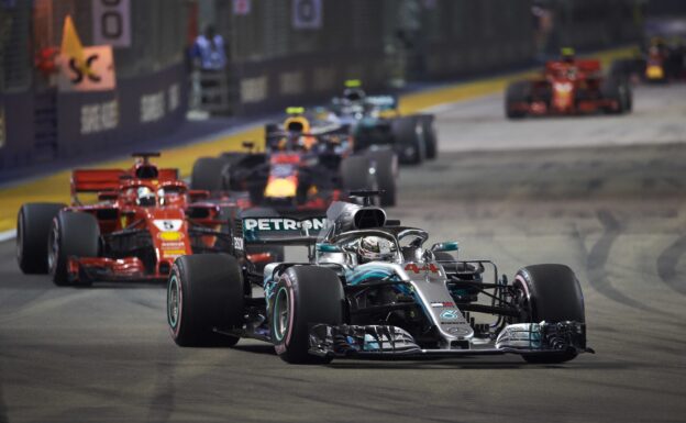 Formula One - Mercedes-AMG Petronas Motorsport, Singapore GP 2018. Lewis Hamilton