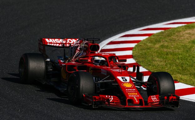 Sebastian Vettel Ferrari Japanese GP F1/2018