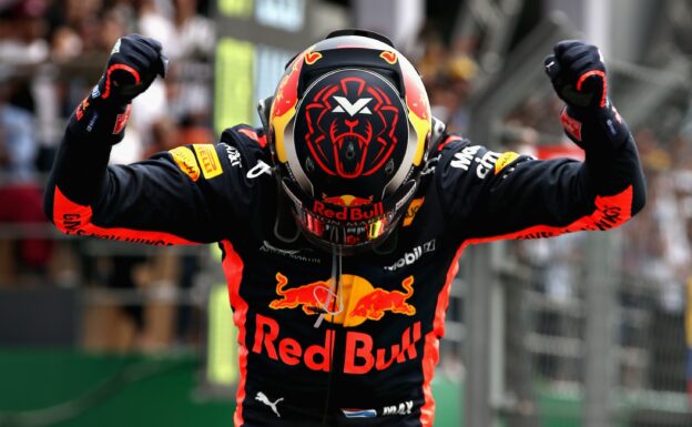 Race winner Max Verstappen Red Bull Mexican GP F1/2018