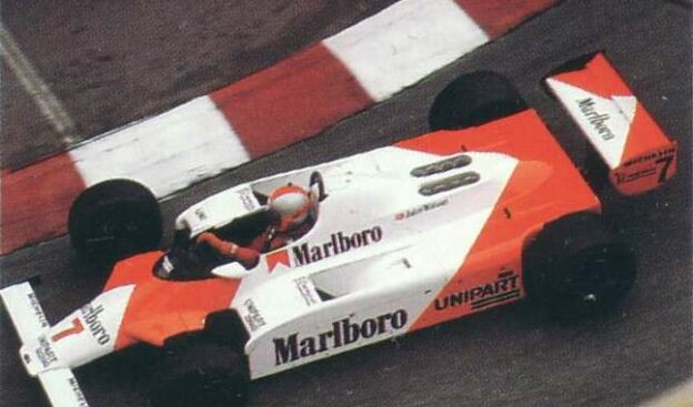 McLaren MP4-1B driven by John Watson in Monaco (1982)