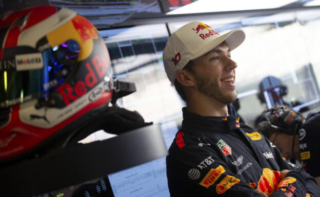 Pierre Gasly of France and Red Bull Racing prepares to drive during day two of F1 End of Season Testing at Yas Marina Circuit on November 28, 2018 in Abu Dhabi, United Arab Emirates.