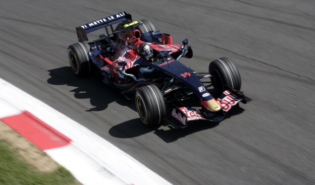 Toro Rosso STR2 Ferrari V8 driven by Sebastian Vettel on Monza when he won the Italian GP (2008)