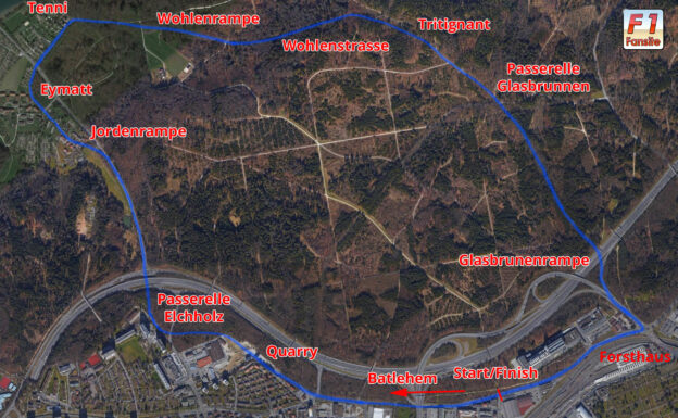 Circuit Bremgarten layout Bern