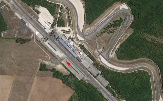 Dijon Prenois circuit layout