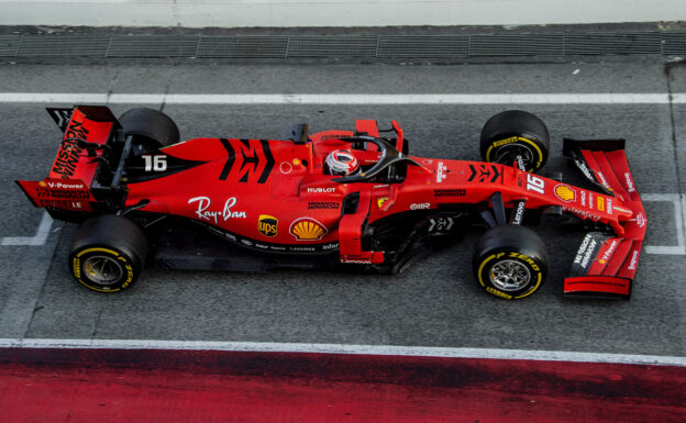 Charles LecLerc Ferrari testing F1/2019