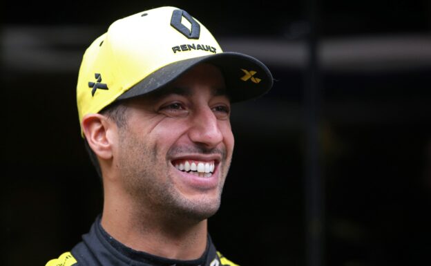 Ricciardo denies 'running' from Verstappen