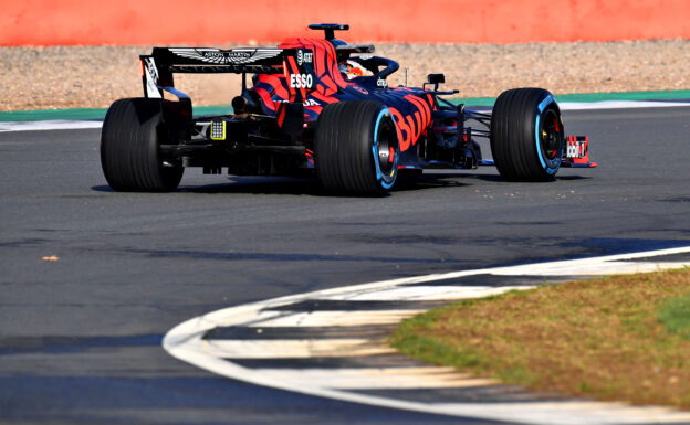 Max Verstappen's first laps at Silverstone