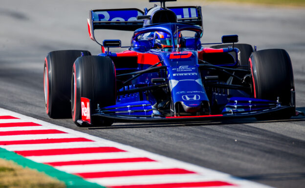 Alex Albon of Scuderia Toro Rosso and Thailand during day four of F1 Winter Testing at Circuit de Catalunya on February 21, 2019