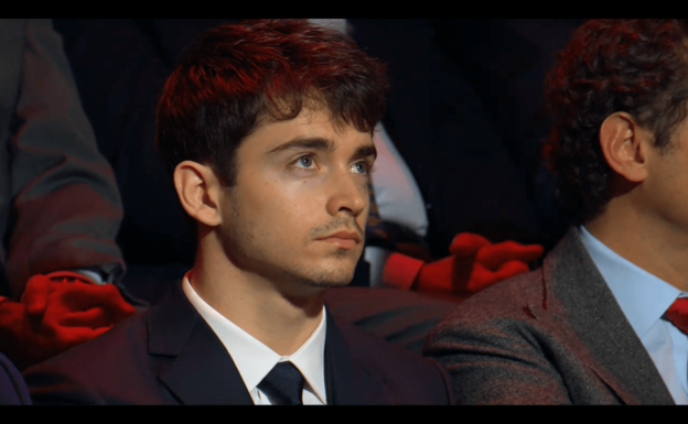 Charles Leclerc at the Ferrari 2019 F1 car launch