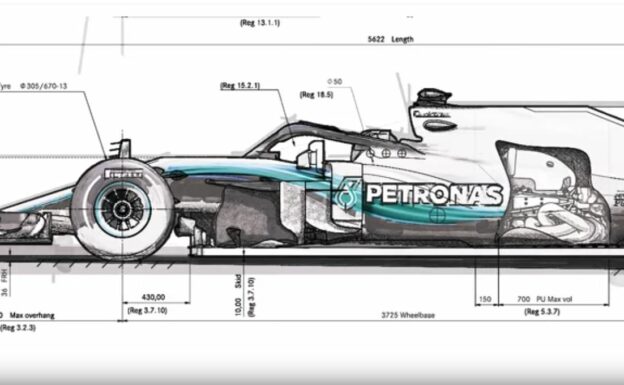 Mercedes W10 design