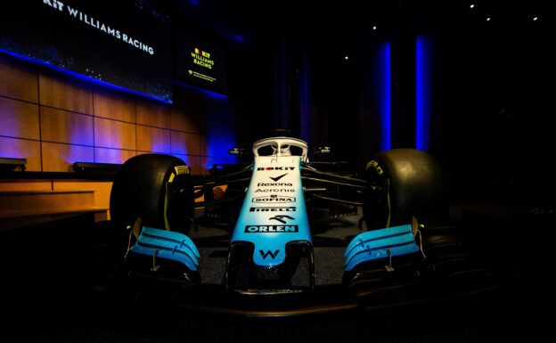 2019 Williams car not yet in Barcelona