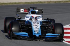 George Russell, Williams FW42 during the Barcelona February testing II at Circuit de Barcelona-Catalunya on February 26, 2019 in Circuit de Barcelona-Catalunya, Spain. (Photo by Zak Mauger / LAT Images)