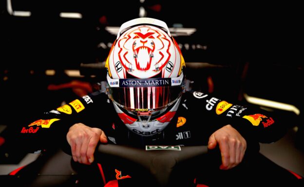 Max Verstappen of Red Bull Racing prepares to drive in the garage during practice for the F1 Grand Prix of Australia at Melbourne Grand Prix Circuit 2019.