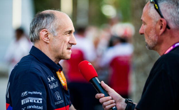 Franz Tost of Scuderia Toro Rosso and Austria during practice for the F1 Grand Prix of Bahrain at Bahrain International Circuit on March 29, 2019 in Bahrain, Bahrain.