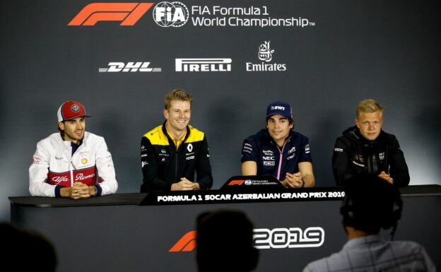 Drivers press conference 2019 Azerbaijan F1 GP