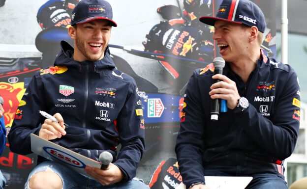 Verstappen & Gasly Play Bear, Beaver or Neither in Canada