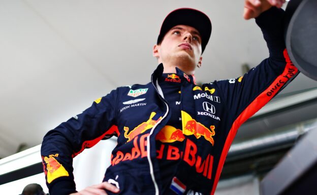 Max Verstappen of Netherlands and Red Bull Racing prepares to drive in the garage during practice for the F1 Grand Prix of France at Circuit Paul Ricard on June 21, 2019 in Le Castellet, France.