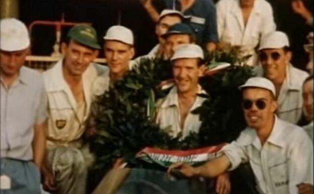 1957 Italian F1 Grand Prix Highlights