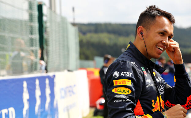 Kvyat not impressed by Albon's first Red Bull race