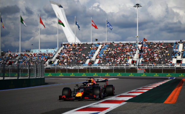 Verstappen's simulator lap on Sochi circuit