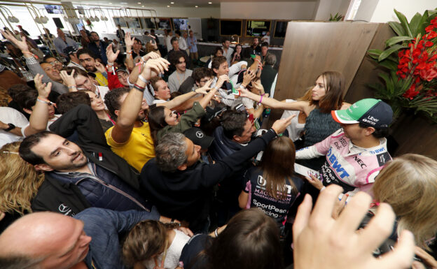 Mexican Grand Prix Fan Surprise with Sergio Perez