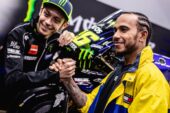 Report: Hamilton crashed Rossi's MotoGP bike