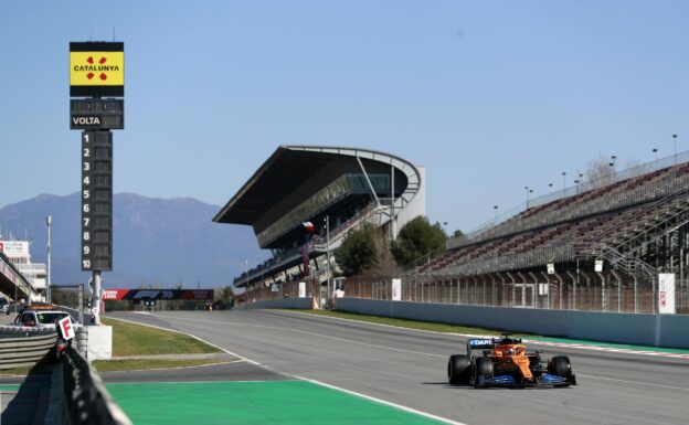 Carlos Sainz reviews a lap around Circuit de Barcelona-Catalunya