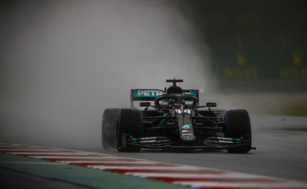 Hamilton VS Verstappen Styrian GP onboard quali wet lap