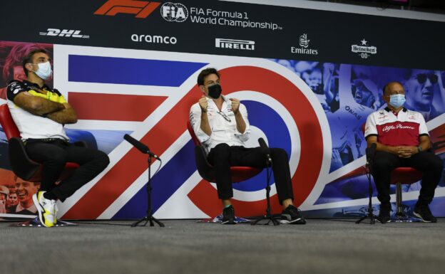 Constructors Press Conference 70th Anniversary GP