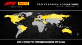 Pirelli reveals F1 tyre compound choices for current season