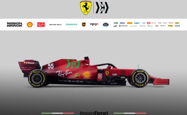 2021 Ferrari SF21 F1 Car launch pictures