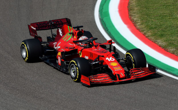 Charles’ lid for the Emilia-Romagna GP