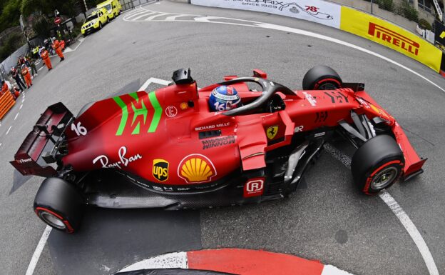 Leclerc gets away with post-pole Monaco after crash