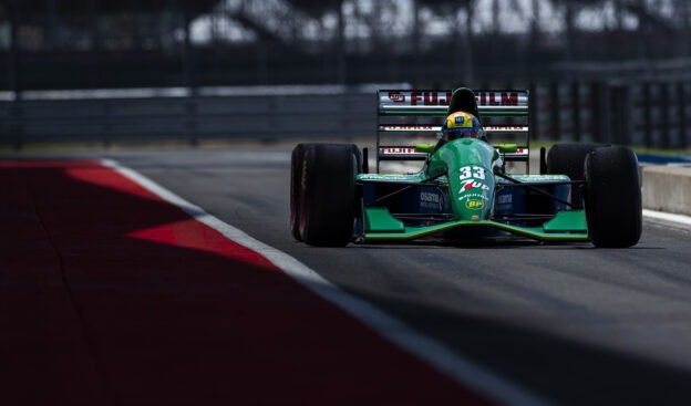 Behind the Scenes: Mick Schumacher driving the Jordan 191