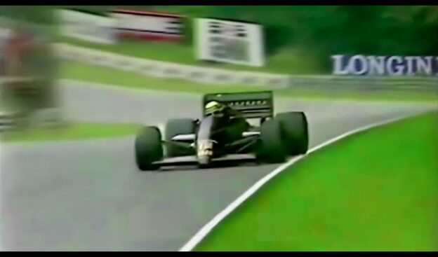 Senna's 1986 Quali Lap at Brands Hatch (Lotus 98T Renault)